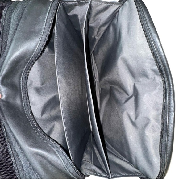 Tumi Black Genuine Leather Briefcase Bag - Picture 10 of 15